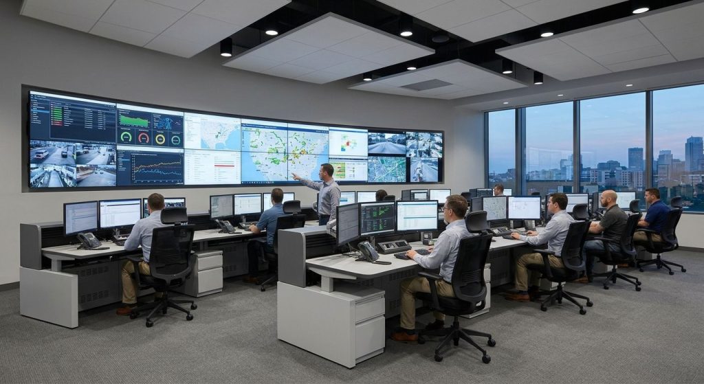ilustrasi design command center