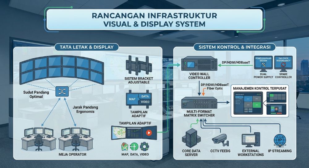 Rancang Infrastruktur Visual & Display System